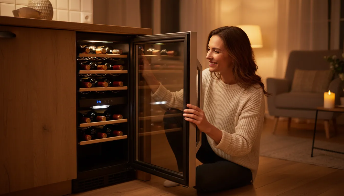 Adega climatizada para ambiente gourmet integrado