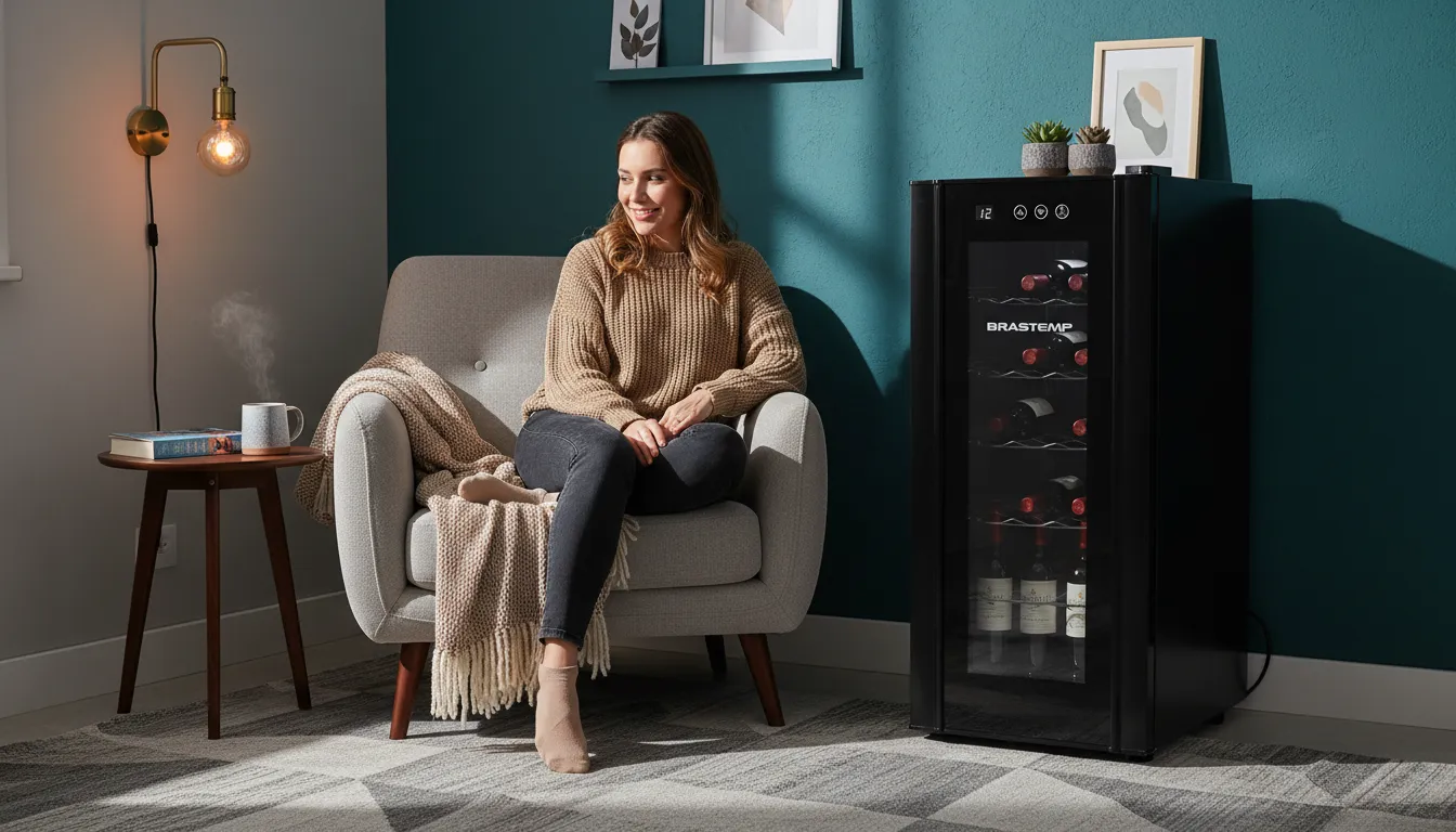 Adega climatizada é essencial para armazenamento correto de vinhos