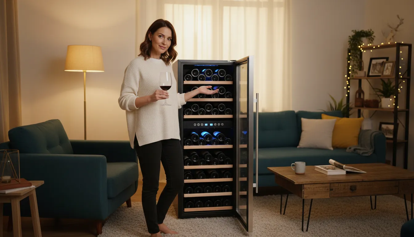 Adega climatizada esquenta por fora