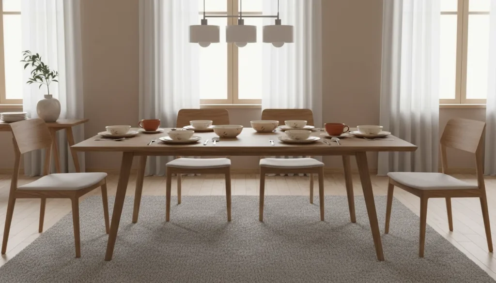 Aparelho de jantar compacto para apartamentos pequenos? Aparelho de jantar barato compensa no longo prazo