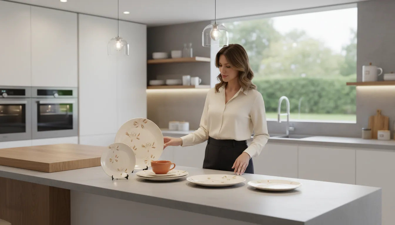 Aparelho de jantar branco combina com tudo