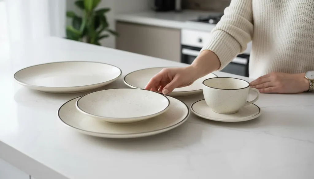 Aparelho de jantar de porcelana vale a pena
