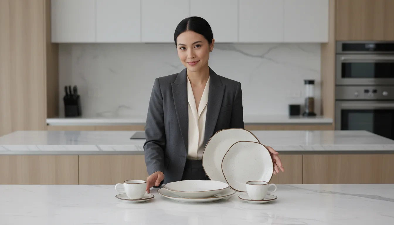 Aparelho de jantar para mesa posta clássica Aparelho de jantar para mesa posta clássica