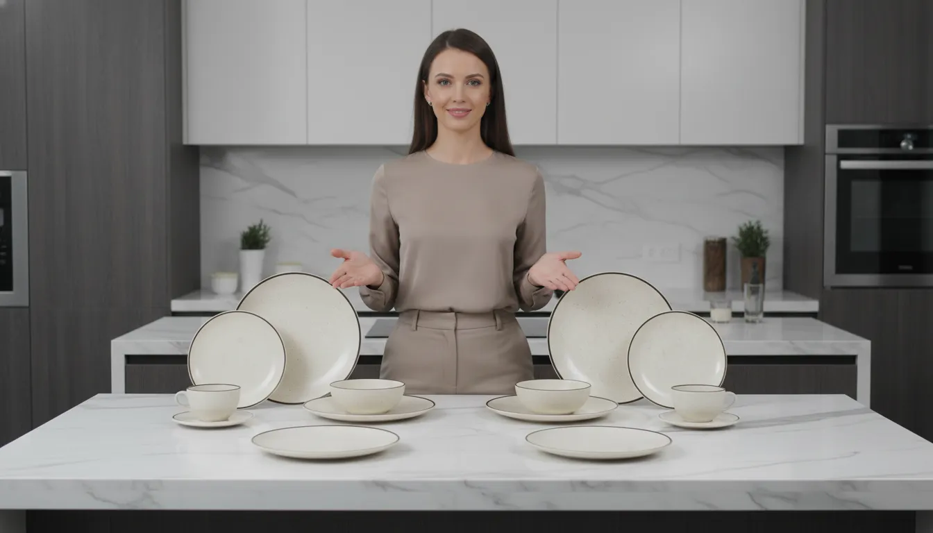 Aparelho de jantar influencia na apresentação das refeições