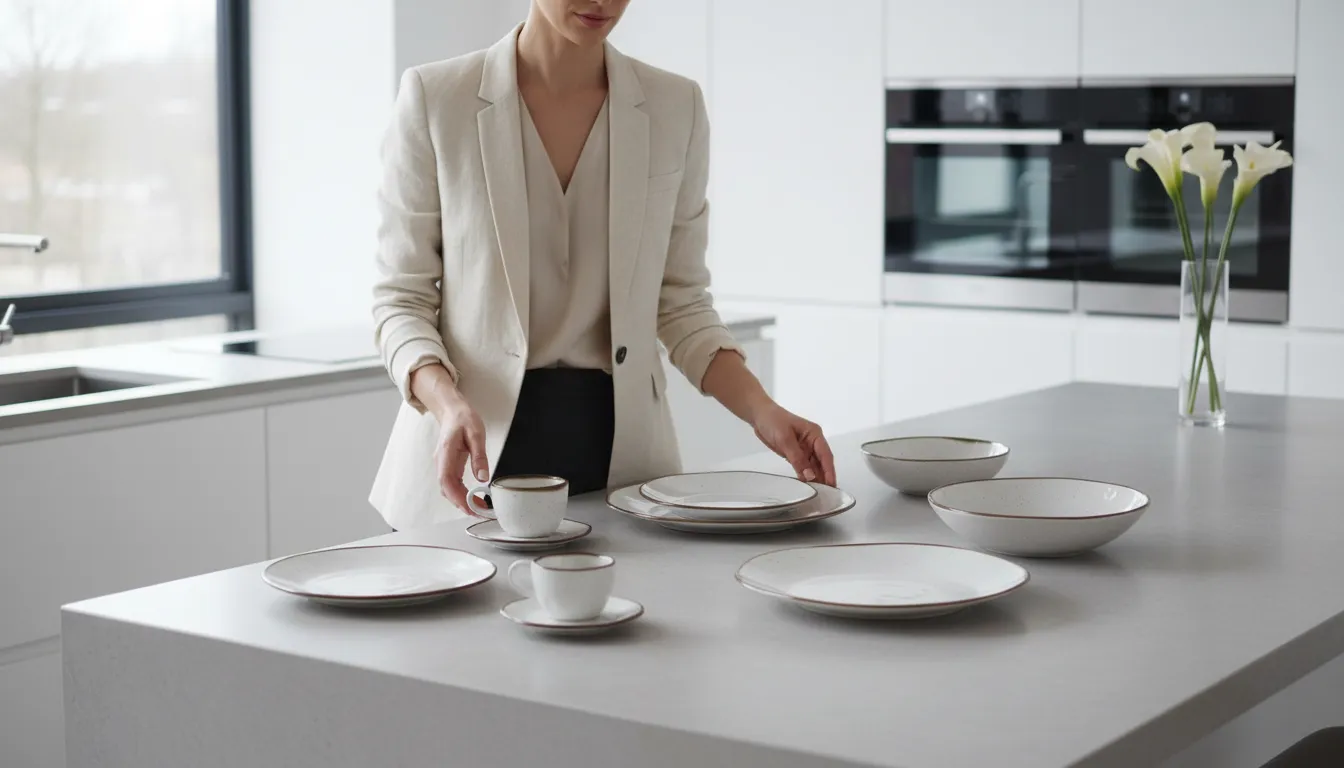 Aparelho de jantar substitui pratos avulsos