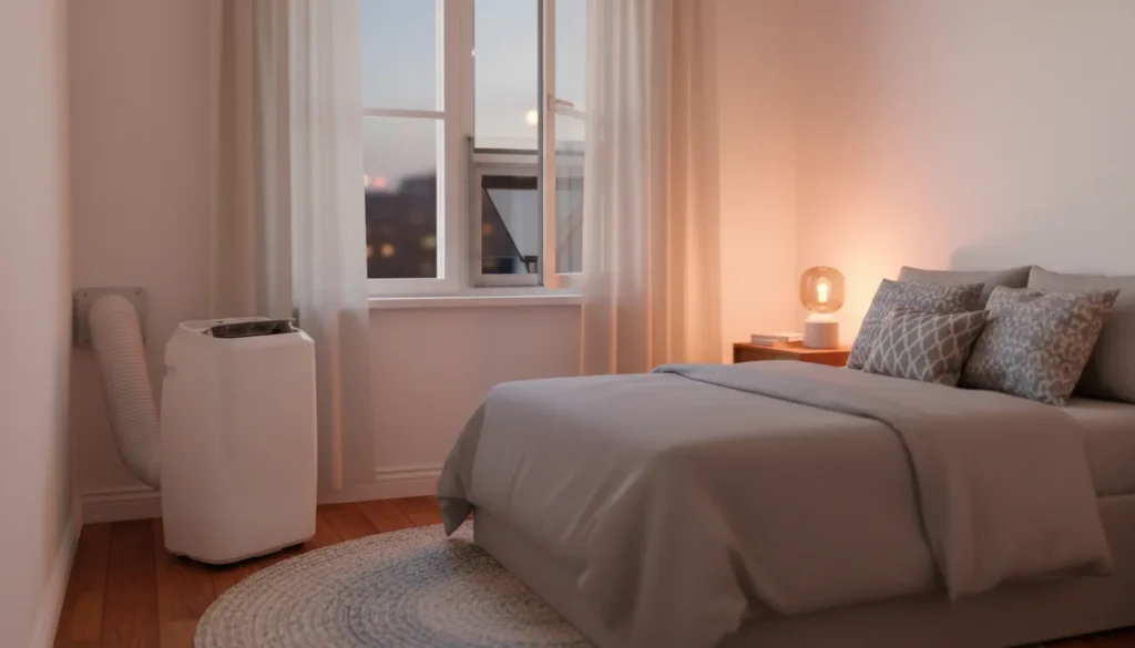 Ar condicionado Portátil atrapalha o sono