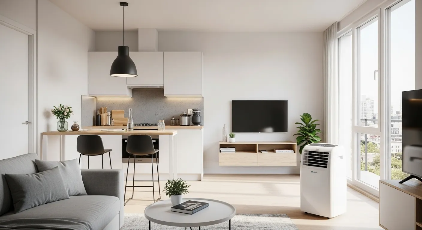 Ar condicionado Portátil é confortável para home office