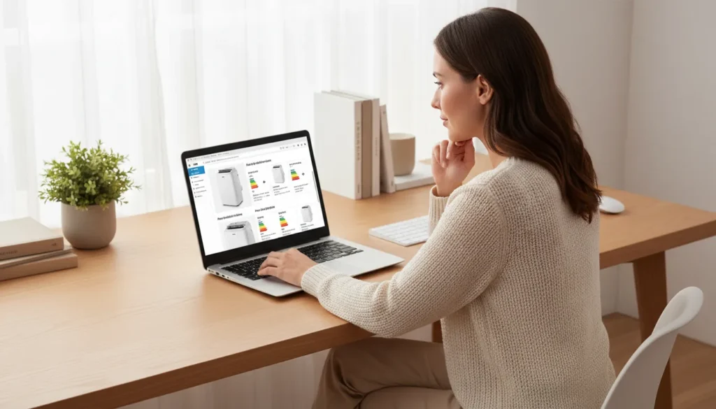 Ar condicionado portátil para home office pequeno