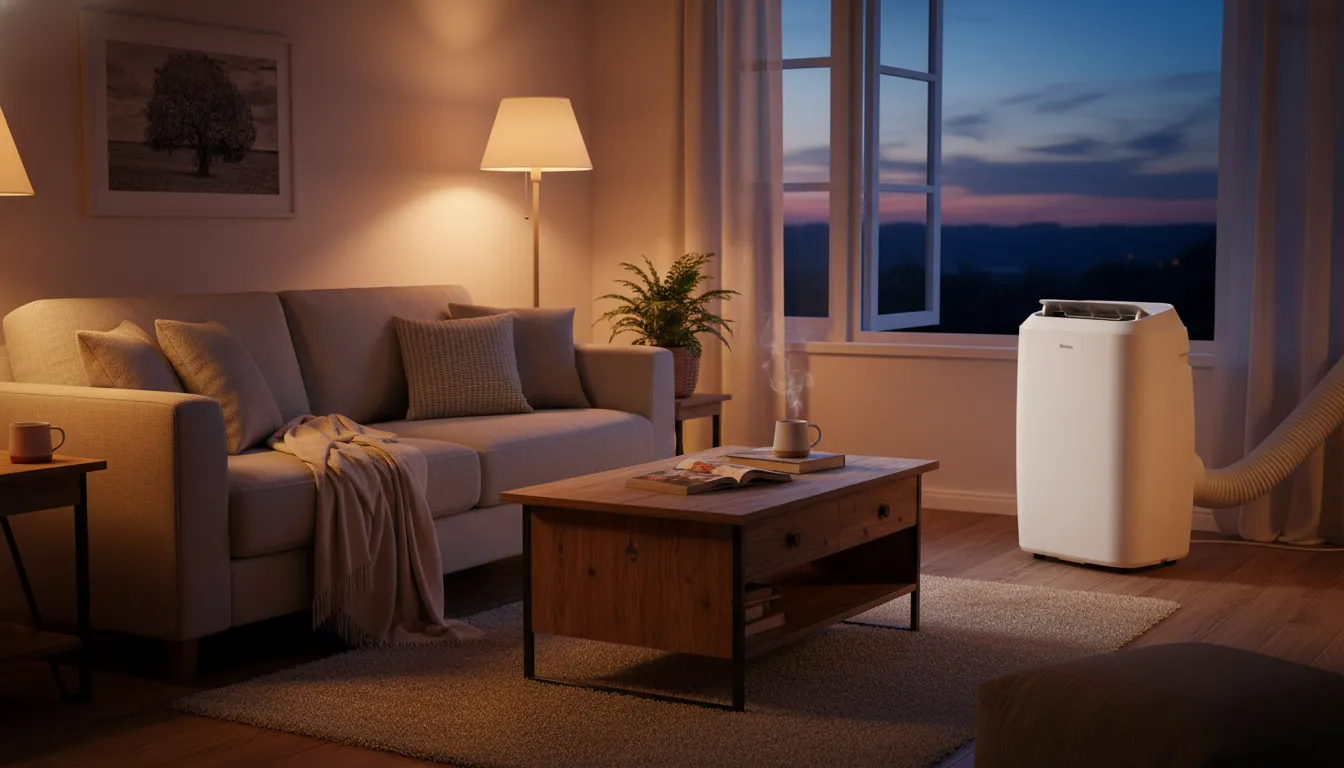 Ar condicionado portátil resolve calor noturno