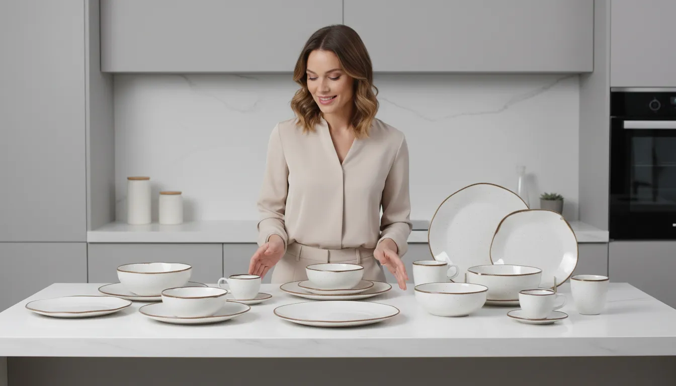 Dá para usar o mesmo aparelho de jantar no dia a dia e em eventos