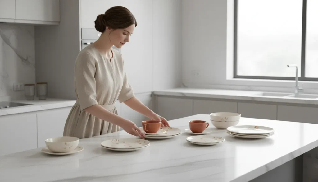 O que realmente importa na escolha do aparelho de jantar Diferença entre porcelana e cerâmica no uso real