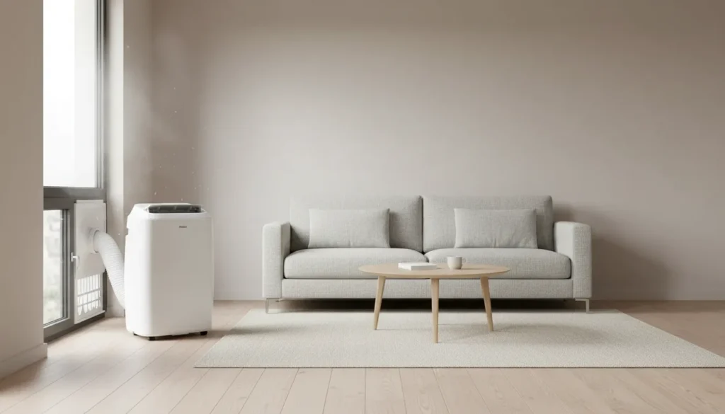 Melhor ar condicionado portátil para dormir em quarto pequeno