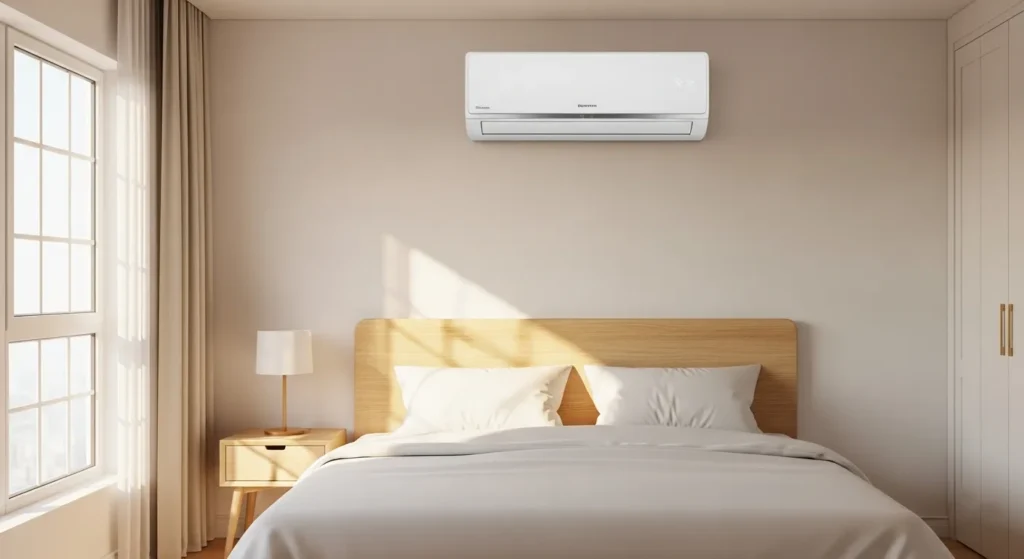 Ar condicionado Split x portátil nível de ruído no uso contínuo