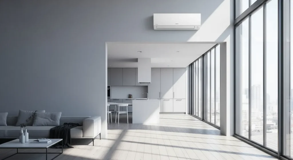 Distribuição do ar em ambientes retangulares