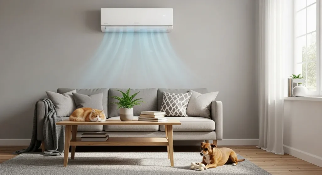 O que influencia o nível de ruído do ar condicionado split