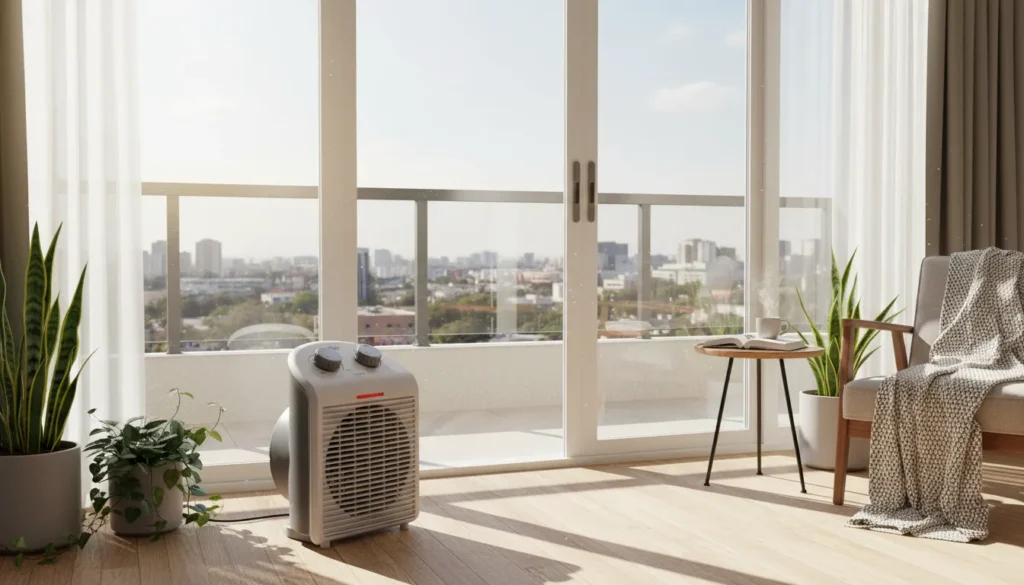 aquecedor de ambiente com sistema inteligente