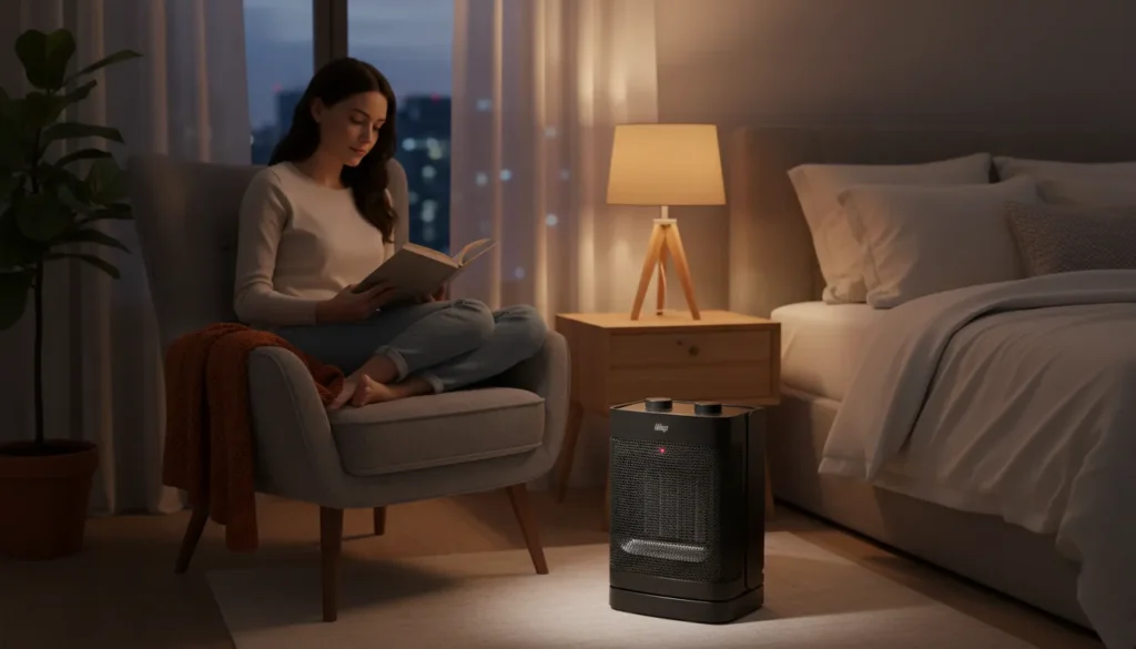 aquecedor de ambiente com termostato digital