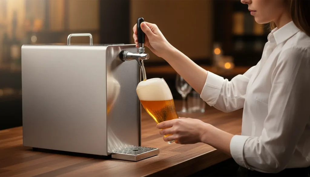 Qual chopeira elétrica gela mais rápido? chopeira portatil com sistema resfriamento rapido