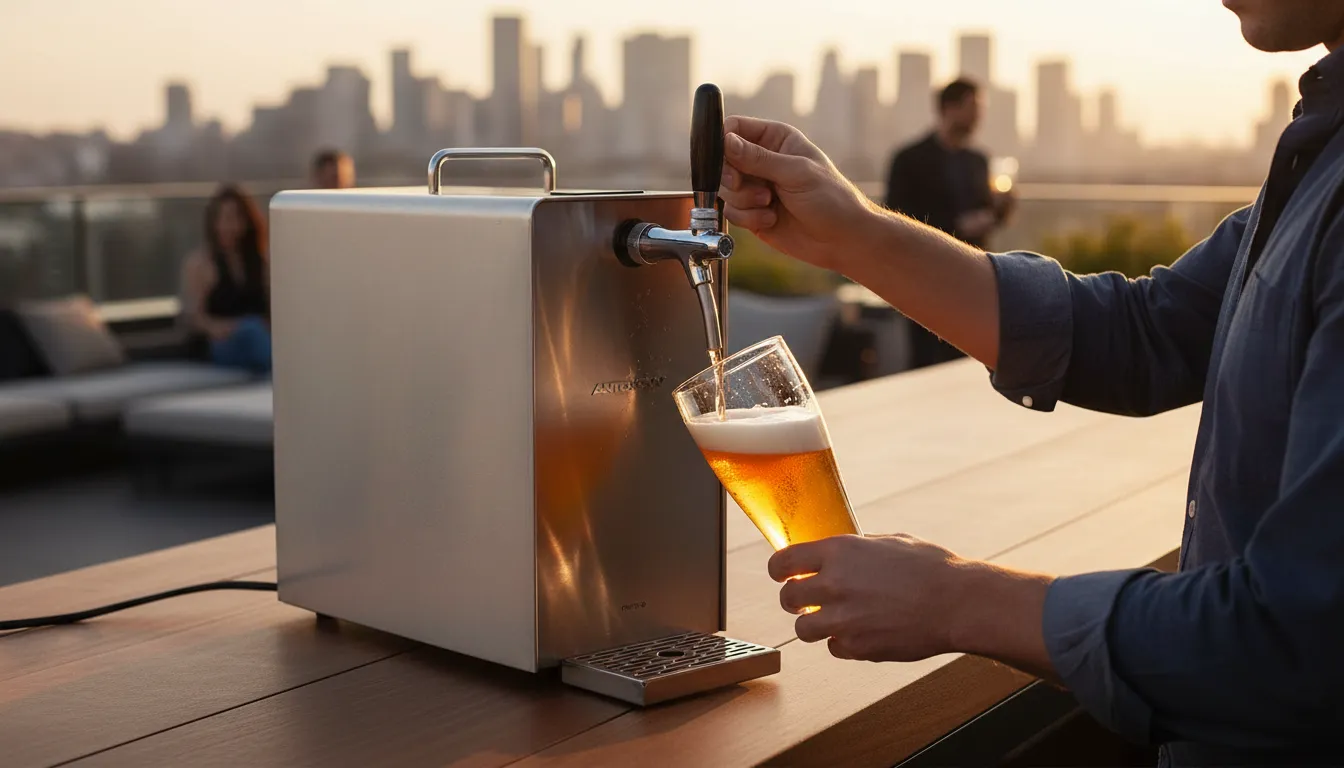 Chopeira elétrica com compressor ou sistema termoelétrico? Chopeira elétrica portátil para camping e uso externo