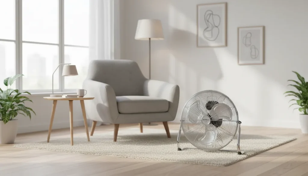 circulador de ar com inclinacao ajustavel