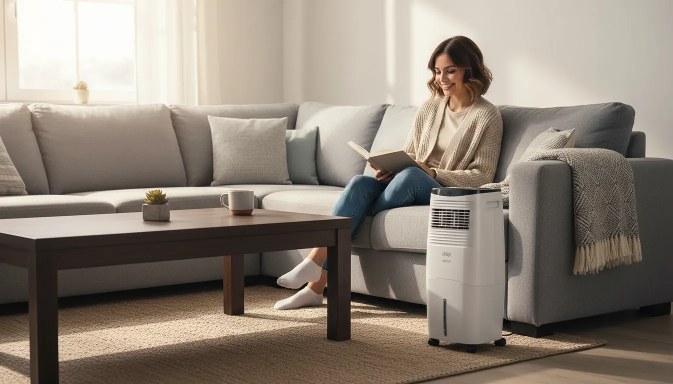 climatizador de ar com controle remoto