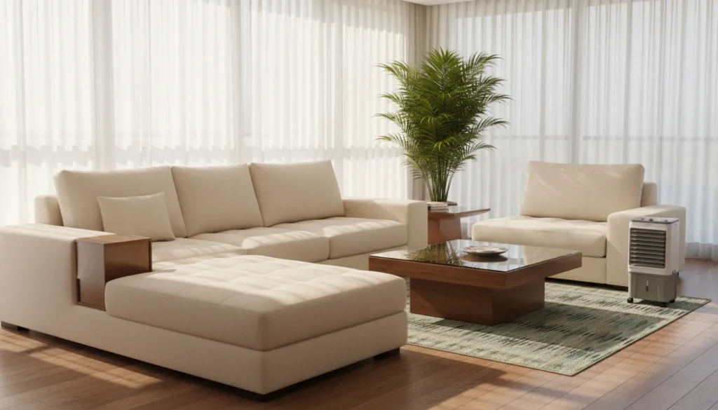 climatizador de ar com gelo reutilizavel