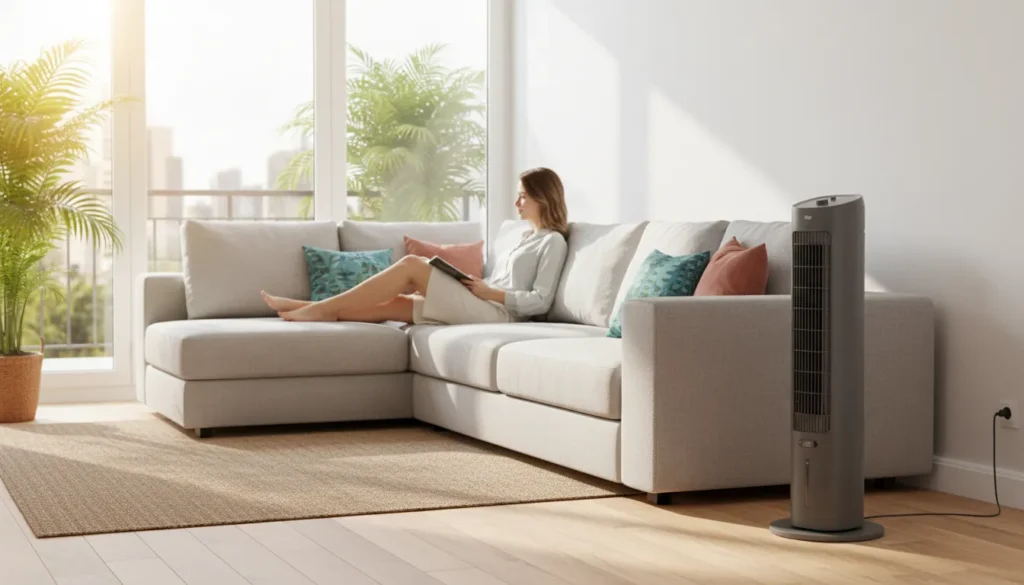 climatizador de ar com oscilacao automatica