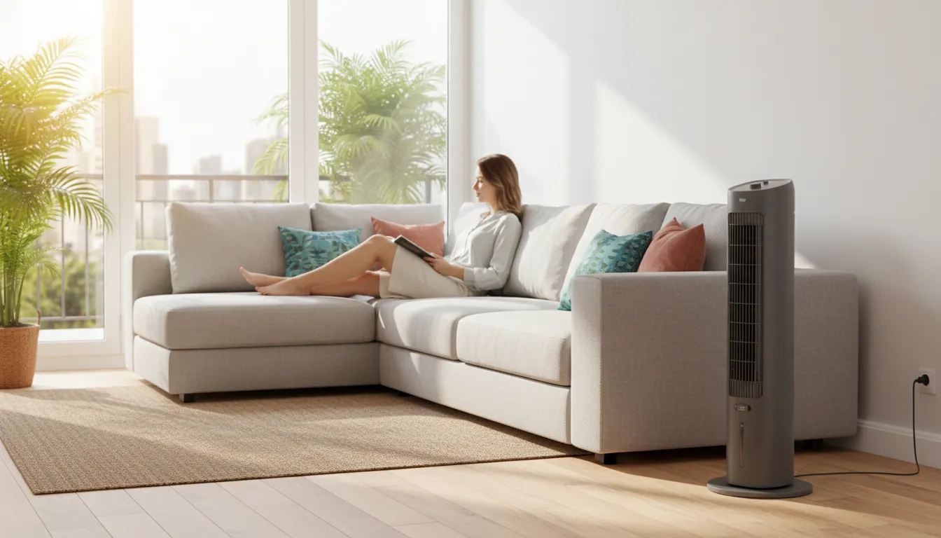 climatizador de ar com oscilacao automatica