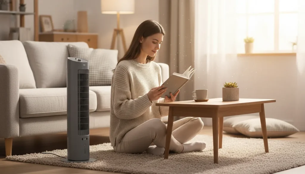 climatizador de ar preto premium