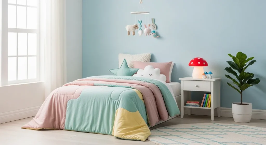 Como escolher o edredom certo para berço ou cama infantil? edredom infantil duravel para uso diario