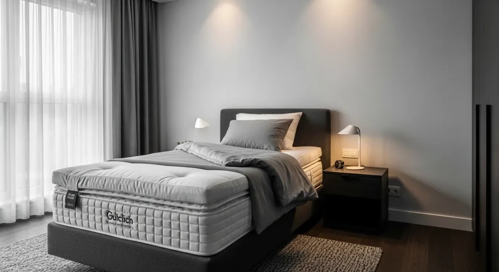 pillow top casal luxo para quarto moderno