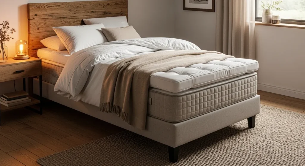 pillow top solteiro camada extra conforto