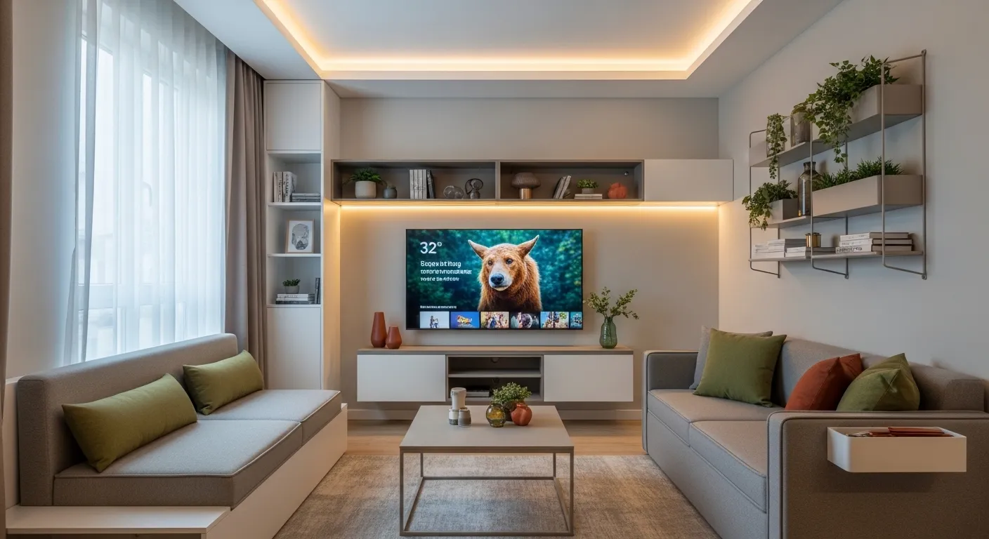 smart tv polegadas e adequada para quem mora sozinho