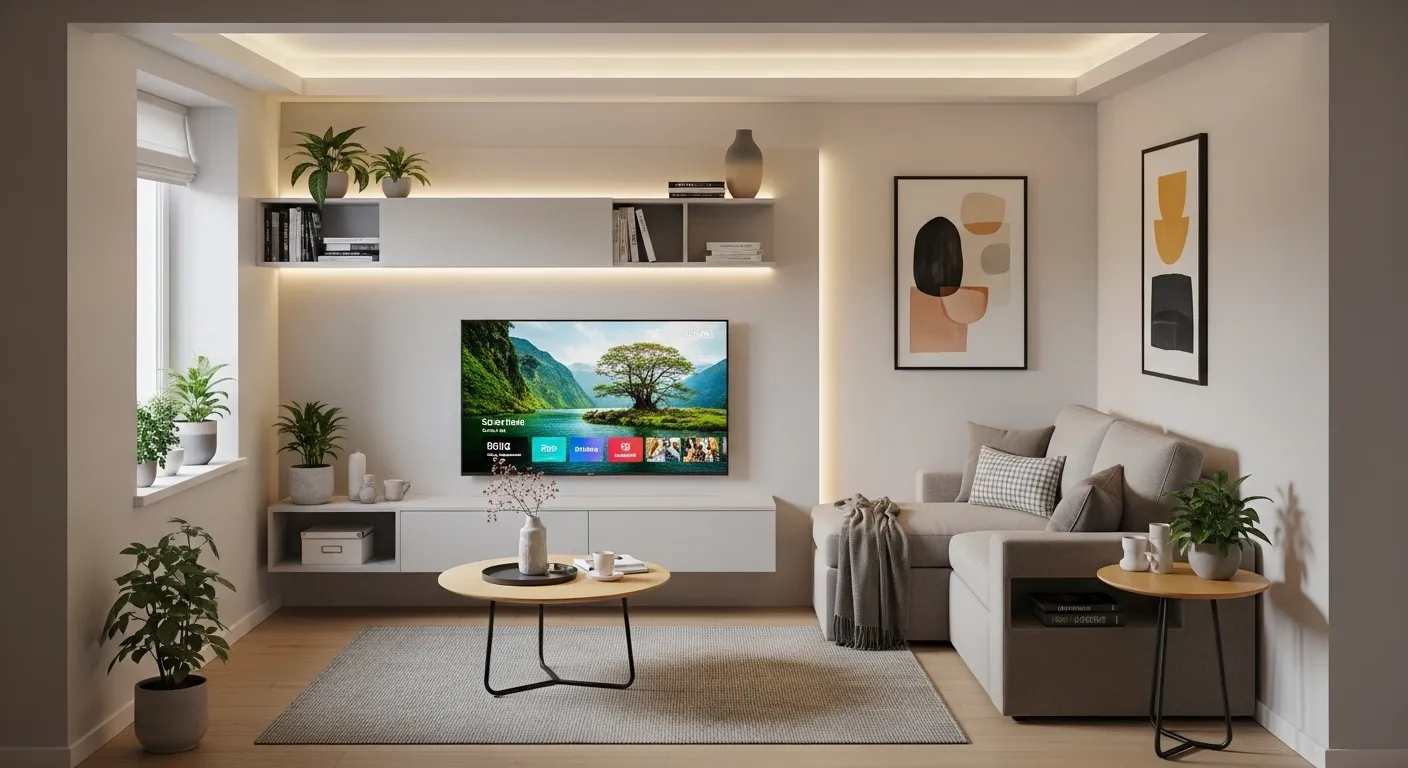 smart tv polegadas e indicada para quem prioriza conforto