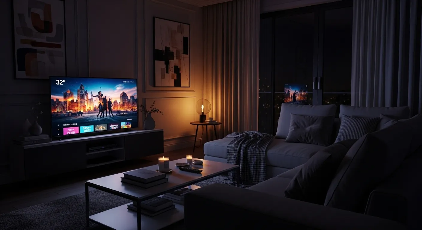 smart tv polegadas oferece uso simples no dia a dia