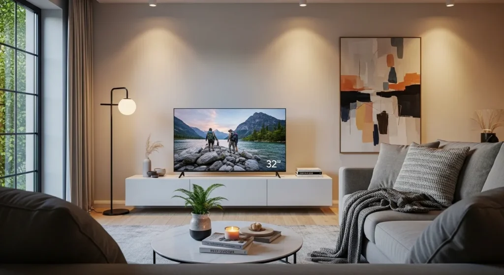 Vale a pena comprar uma TV 32 polegadas em 2026? smart tv polegadas para quarto pequeno