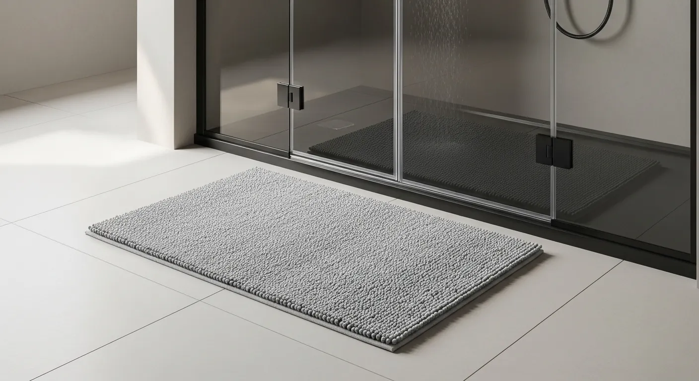 Tapetes para banheiro aumentam a sujeira no ambiente? tapetes minimalistas para banheiro, fáceis de limpar