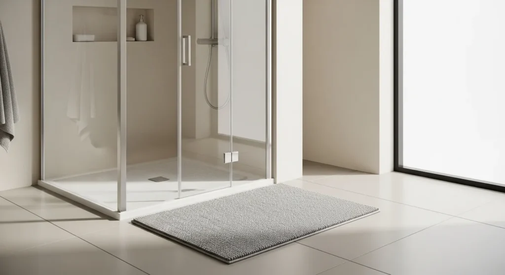 Tapetes para banheiro acumulam mofo? tapetes para banheiro parcelado sem juros