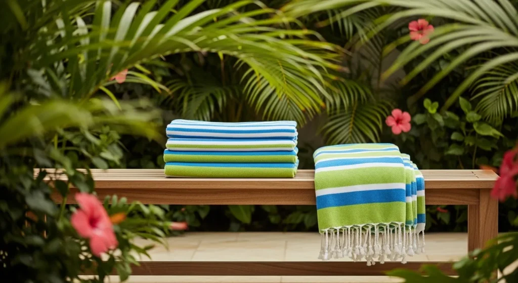 Vale a pena comprar toalhas de praia online? toalhas de praia kit familia