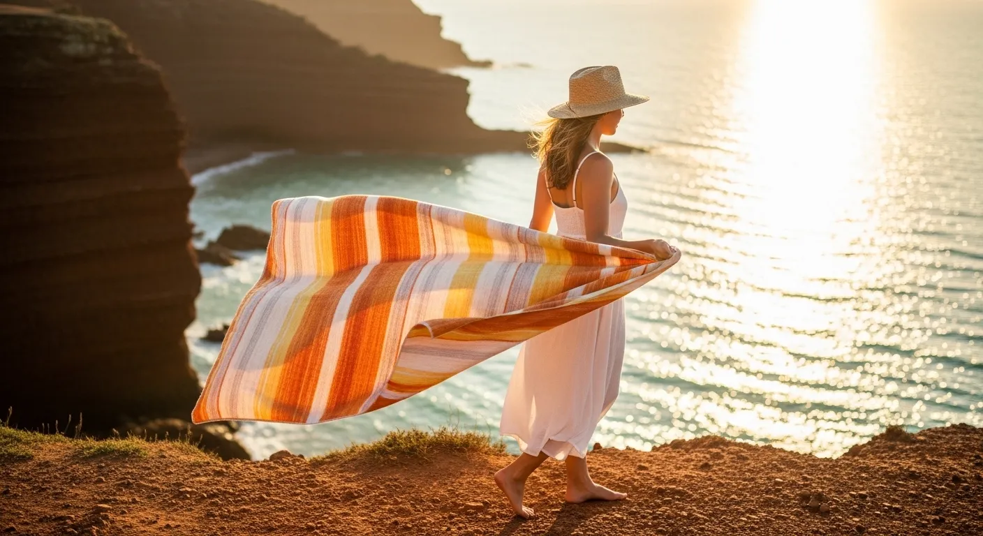 Qual o tamanho ideal das toalhas de praia? Qual o tamanho ideal das toalhas de praia?