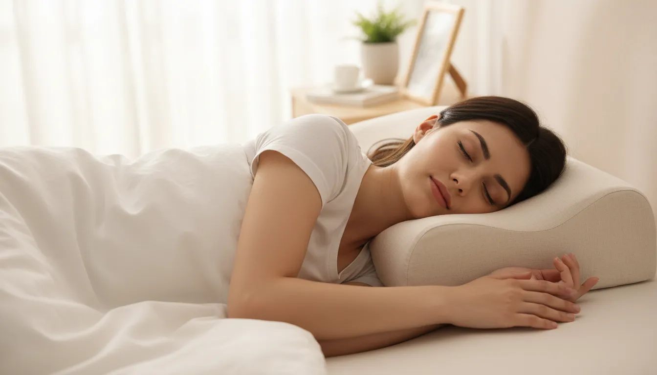 Qual a altura ideal dos travesseiros? travesseiro suporte cervical altura ideal