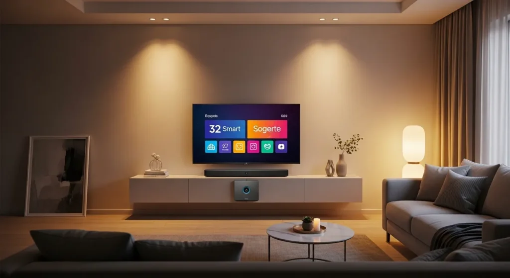 tv polegadas e boa para streaming