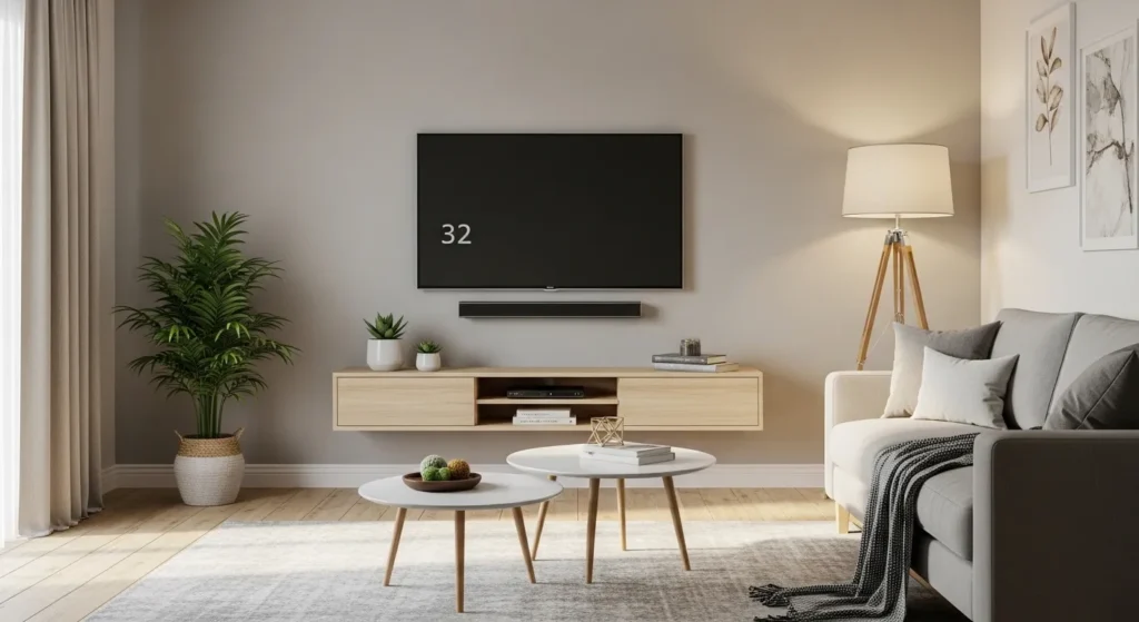 tv polegadas e facil de integrar ao ambiente