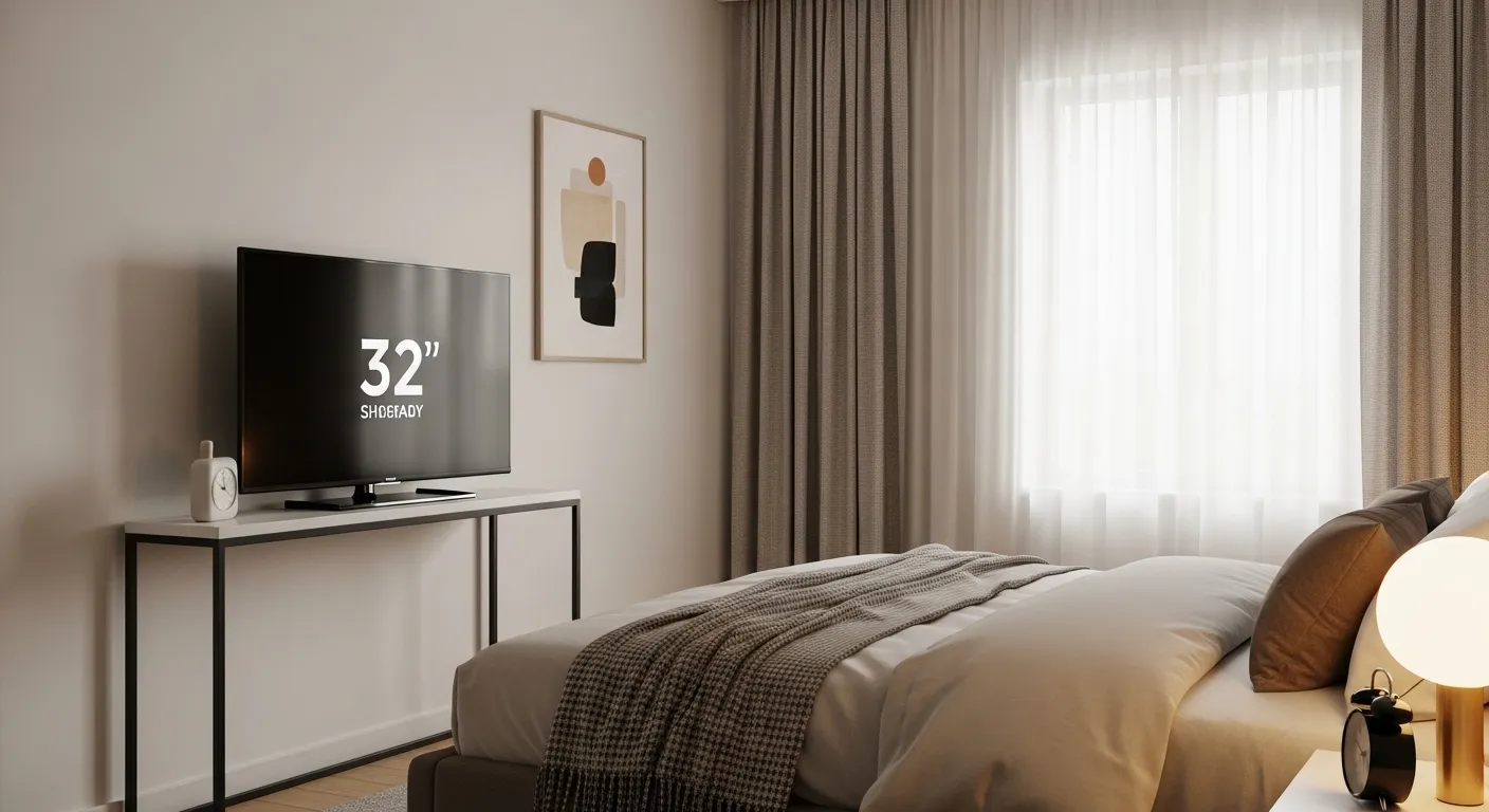 TV 32 polegadas como TV secundária para casa