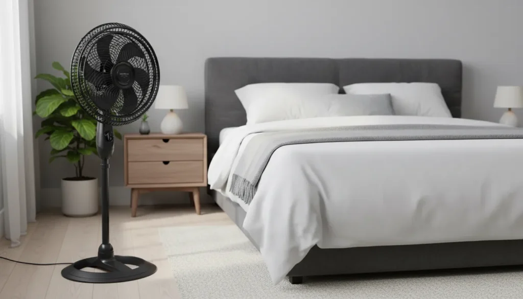 ventilador de coluna com painel digital