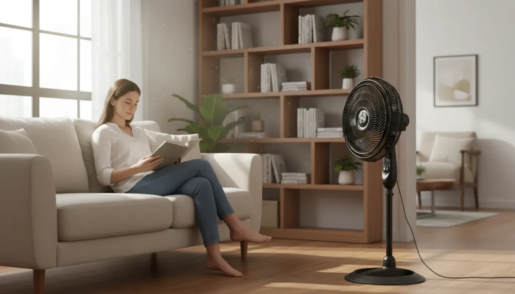 ventilador de coluna para escritorio