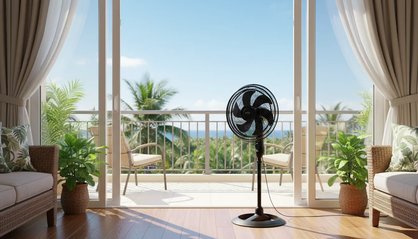 ventilador de coluna promocao relampago