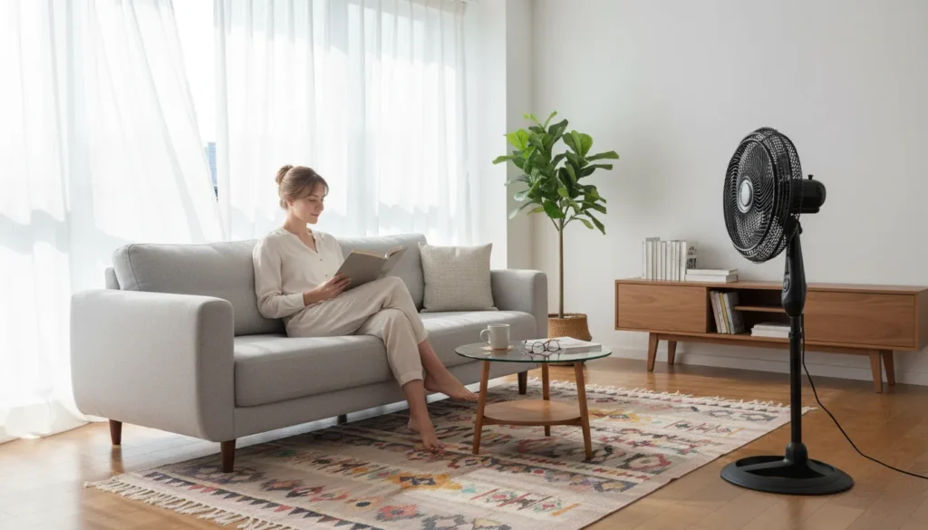 Ventilador de coluna para escritório em casa de 8 horas diárias — qual aguenta uso contínuo? ventilador de coluna pronta entrega