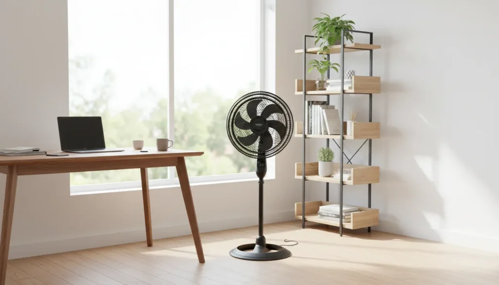 ventilador de coluna uso continuo eficiente