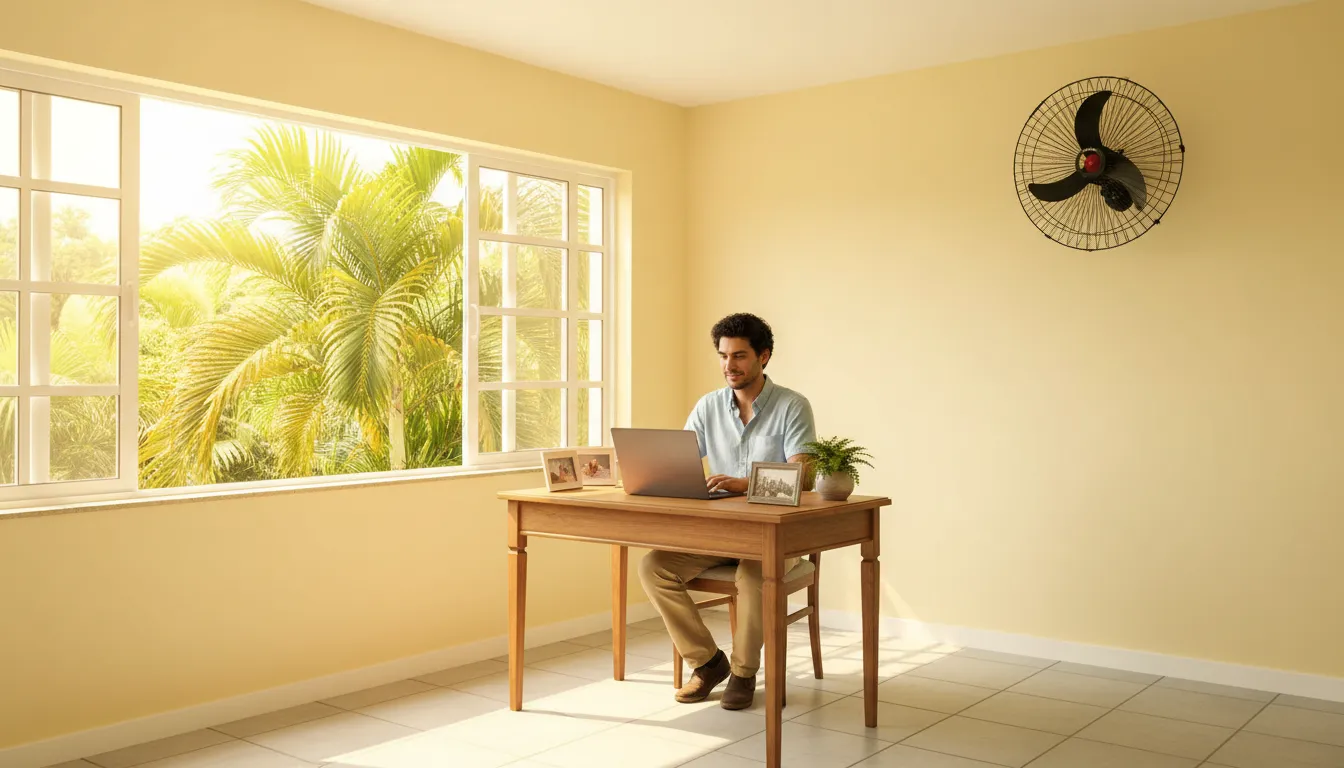 ventilador de parede com garantia estendida